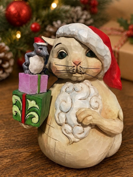 Jim Shore Other - Jim Shore for Enesco Heartwood Creek unwrap some snuggles Christmas 5’